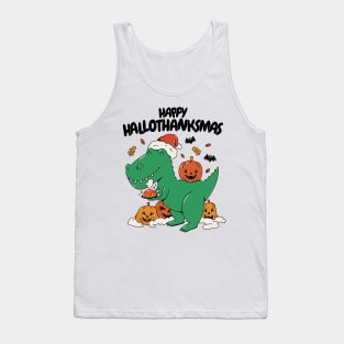 Festive Dino Delight Tank Top